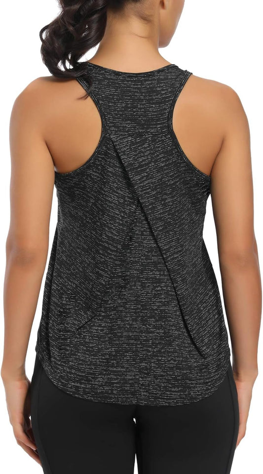 Workout Tank Tops for Women Gym Exercise Athletic Yoga Tops Racerback Sports Shirts